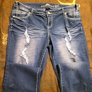 Almost Famous Distressed Jeans